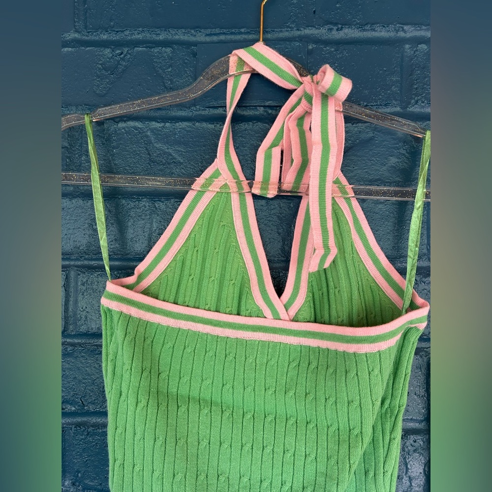 It's Our Time Green Ribbed Sleeveless Tank Top - Picture 7 of 11
